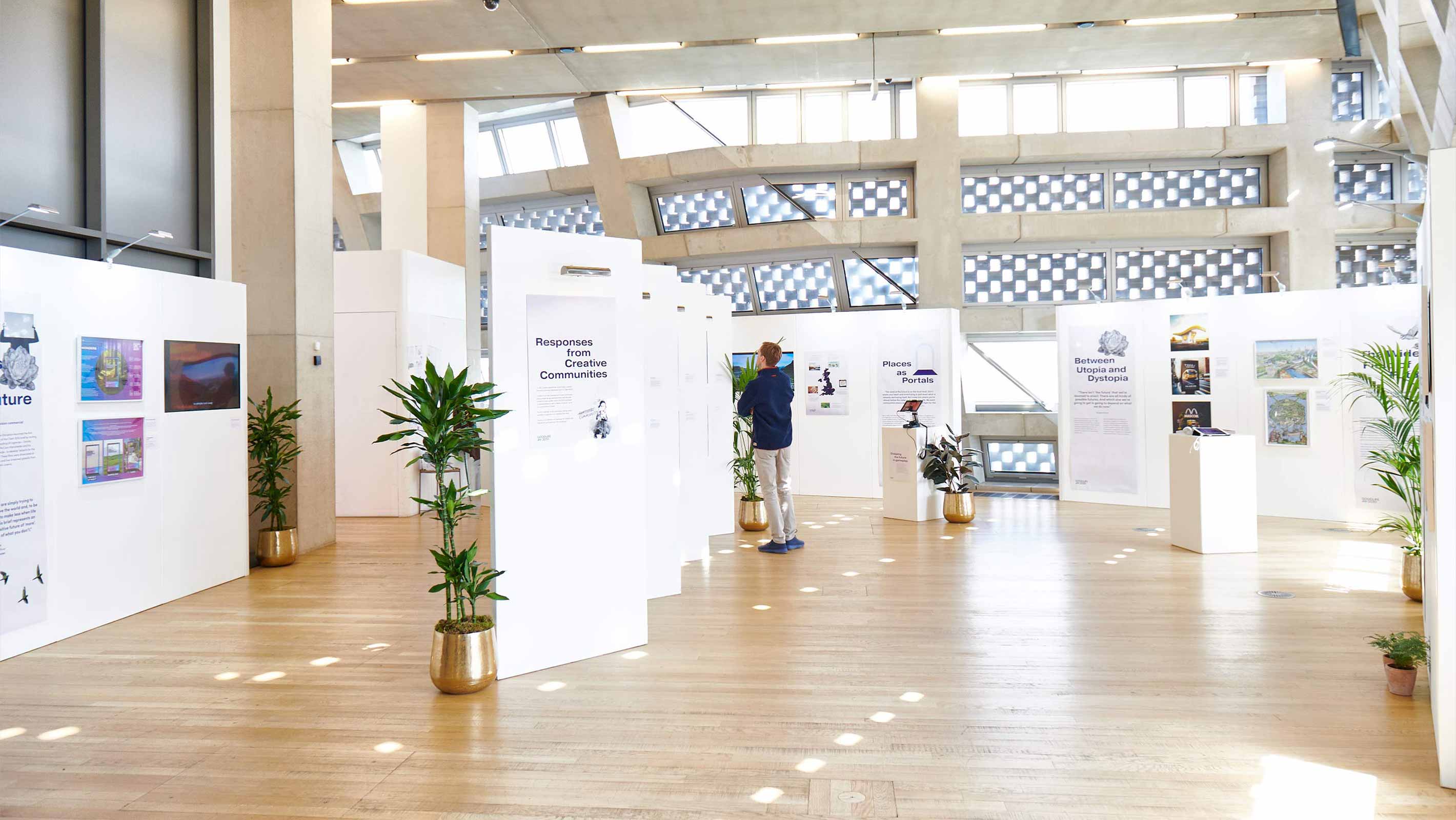 A photo of the exhibition during earth day advertising summit at Tate Modern London.